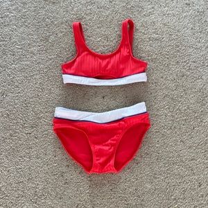 Girls red, White, and Blue Bikini. Size: L (10-12). Brand: Art Class